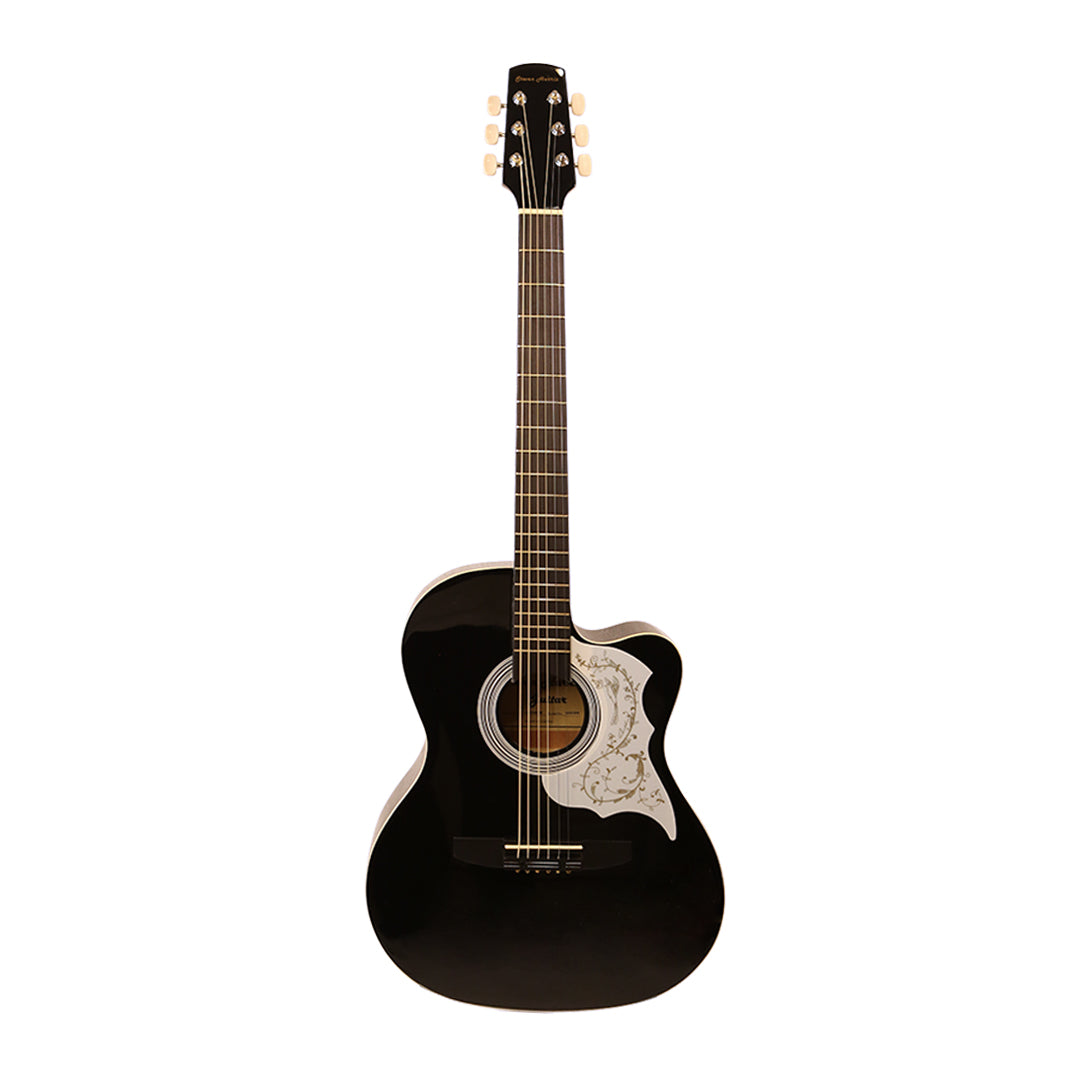 Steven Harris CAG-200C-BLK Cutaway Acoustic Guitar